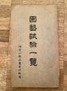 大正4年 園芸試験一覧 神奈川県立農事試験場