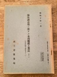 昭和10年1月 海外諸市場ニ於ケル本邦纖維工業品