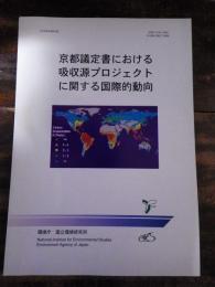 京都議定書における吸収源プロジェクトに関する国際的動向