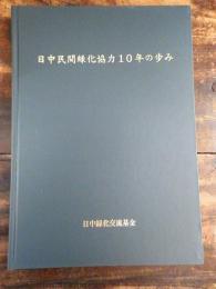 日中民間緑化協力10年の歩み