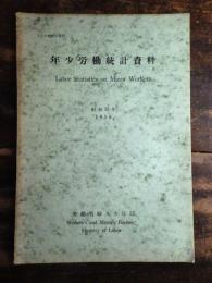 年少労働統計資料　昭和33年
