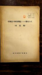 北海道の林業問題とその開発方式(未定稿)