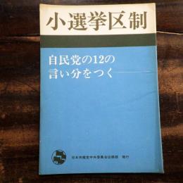 小選挙区制　自民党の12の言い分をつく