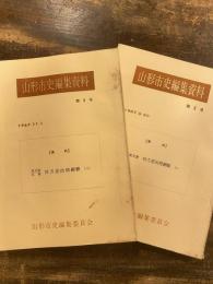 秋元家文書村方差出明細帳　(1)(2)  2冊