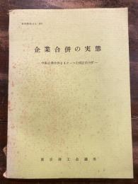 企業合併の実態 : 中堅企業合併24ケースの実証的分析