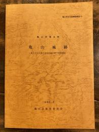 亀山城跡 : 東三之丸外堀の市道拡幅に伴う発掘調査　　付図付
