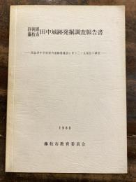 静岡県藤枝市田中城跡発掘調査報告書 : 二ノ丸地区の調査