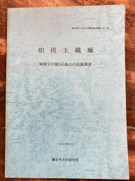 相模玉縄城 : 城廻字打越165地点の発掘調査