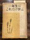 一年生はこれだけ学ぶ 新訂版　少書込