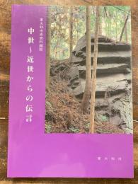 中世-近世からの伝言 : 石に刻まれた人びとの願い