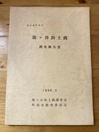 能ケ谷出土銭調査報告書