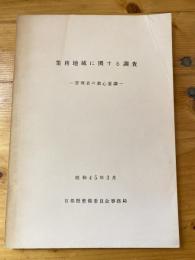 業務地域に関する調査 : 管理者の都心意識