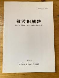 難波田城跡 : 歴史公園整備に伴う発掘調査報告書