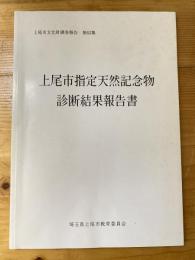 上尾市指定天然記念物診断結果報告書