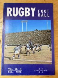 ラグビーフットボール　Rugbyfootball 25巻4号　1976