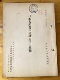 日本共産党の危機と学生運動