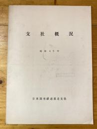 日本国有鉄道東北支社　支社概況　昭和45年