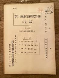 第2回東京都党会議(決議) 日本共産党東京都委員会