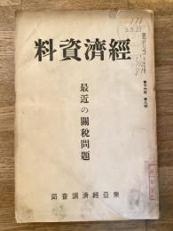最近の關税問題