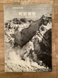 昭和32年版　北海道上富良野町勢要覧