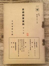 思想調査資料