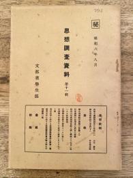 思想調査資料