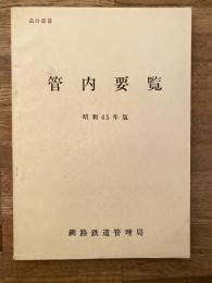 昭和45年版　日本国有鉄道釧路鉄道管理局　管内要覧