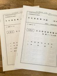 平成14年5月6月 JR北海道/JR貨物 本社運転報(共通)(号外) 大口団体旅客輸送別冊 2冊