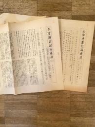 1959年 全学連書記局通達 No.4、5   2通 全学連中央書記局