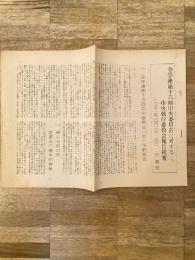 1958年 全学連第16回中央委員会に対する中央執行委員会報告提案