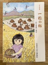 一粒の籾 : 弥生農耕の風景 第7回特別展