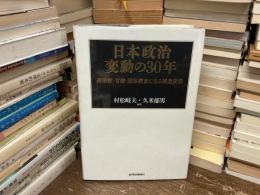 日本政治変動の30年 : 政治家・官僚・団体調査に見る構造変容