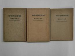 朝鮮経済年報 昭和十四、十五、十六・十七年版　3冊共