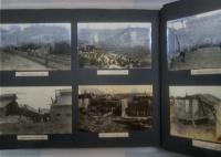 支那事変　記念写真帖　（軍人・戦地の生写真２１７枚添付）