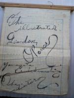 イラストレイテッド・ロンドン・ニュース　１８８９年～１８９０年　８４枚一綴　内１２枚焼け焦げ跡有
