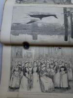イラストレイテッド・ロンドン・ニュース　１８８９年～１８９０年　８４枚一綴　内１２枚焼け焦げ跡有