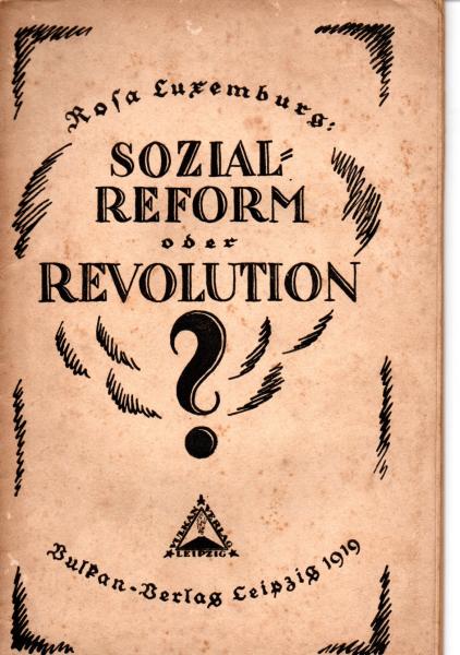 独）Sozialrefore oder Revolution？ 社会改革か革命か？(Rosa