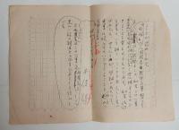 木俣修自筆草稿・「まぼろしの椅子」序文　