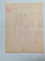 鈴木信太郎自筆草稿「ヴィヨン遺言詩集」　