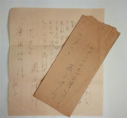 蔵原伸二郎自筆書簡