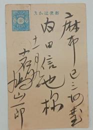 鳩山一郎自筆葉書