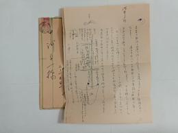 平野零児自筆書簡(中河与一宛）　