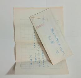 大岡信自筆書簡（冨士田元彦宛）　