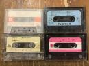 アニメソングカセットテープ４点一括　全てジャケット欠、1本は簡易ケース