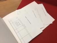 【独語洋書】das schriftbild der neuen musik 全音楽譜出版社刊「現代音楽の記譜」の原書、付録の表３枚付き