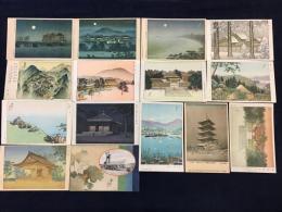 絵葉書　吉田初三郎　15枚一括