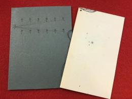 【仏語洋書スリップケース入り32ｐ薄冊子】Daniel Dobbels（ダニエル・ドッベルズ、舞踏家・作家）&Daniel Nadaud（ダニエル・ナドー、彫刻家・版画家・画家）作品集『Mer Noir（黒海）』　※限定80部の内47番、両者サイン入り