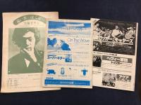 ＜音楽雑誌（薄冊子）＞Super Head Magazine ZOO No.5 （※表紙デザイン羽良多平吉）、No.16、No.17　3冊一括
