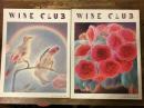 WINE CLUB（ワインクラブ）　2冊一括（1984年4月号・6月号）　　金子國義／玉村豊男／松本幸四郎／竹中直人／山本益博／伊福部昭／伊藤蘭／大竹伸朗／小堺一機ほか