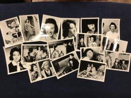 ＜小型映画スチール写真＞三田佳子１６枚一括（内６枚はプロマイド？）